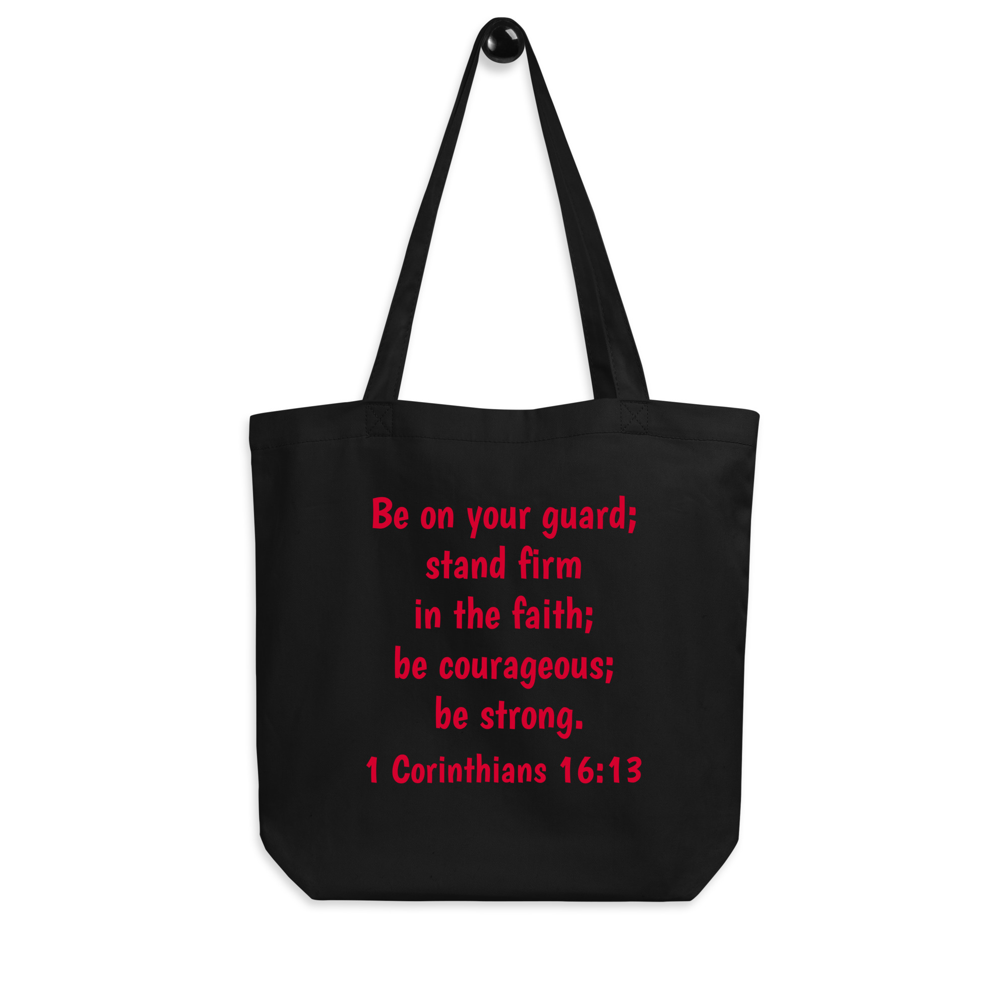 1 Corinthians 16:13 Eco Tote Bag