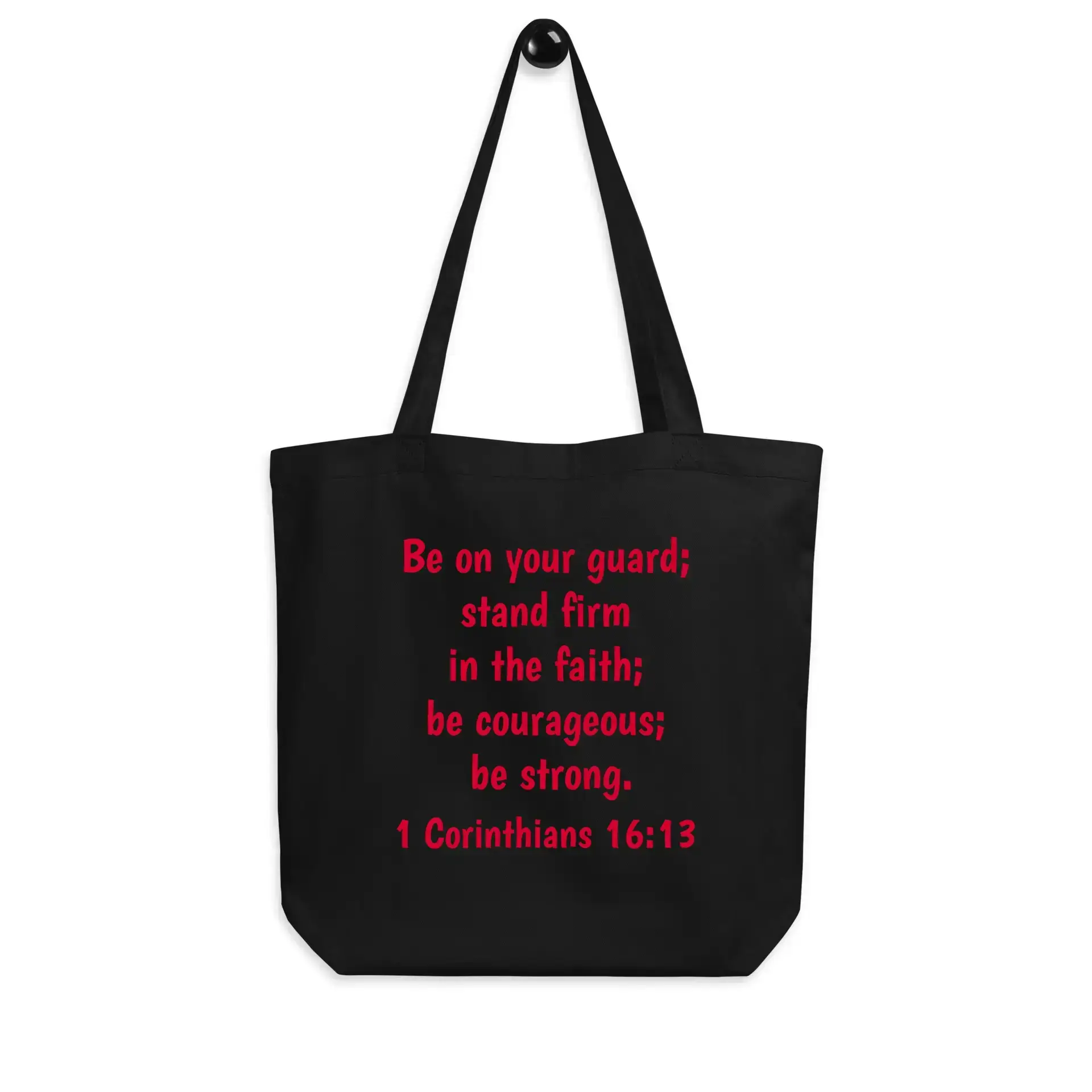 1 Corinthians 16:13 Eco Tote Bag