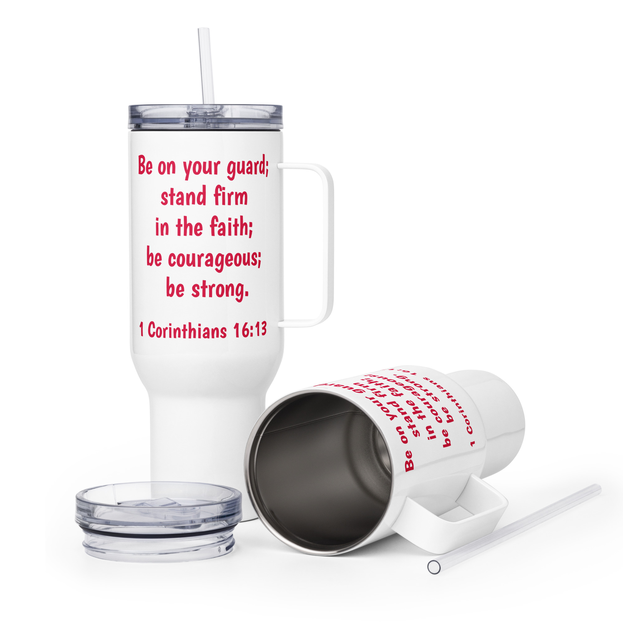 1 Corinthians 1613 Faith - travel-mug-with-a-handle-white-40-oz-front-6821f9849a707