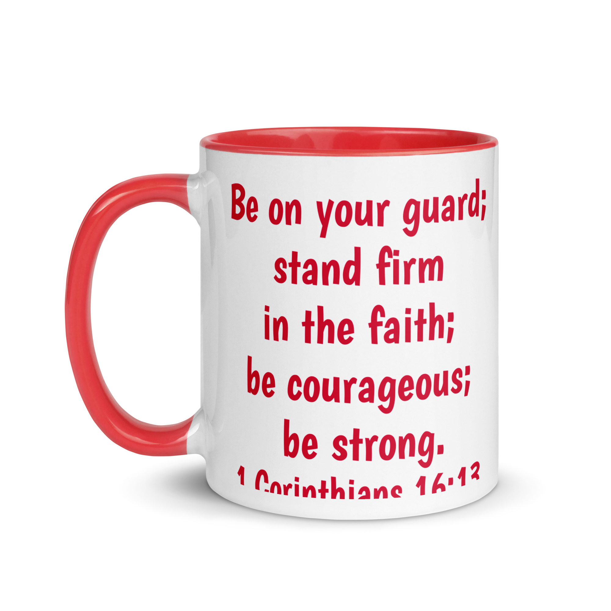 1 Corinthians 1613 Faith - white-ceramic-mug-with-color-inside-red-11-oz-left-6821f943407b3