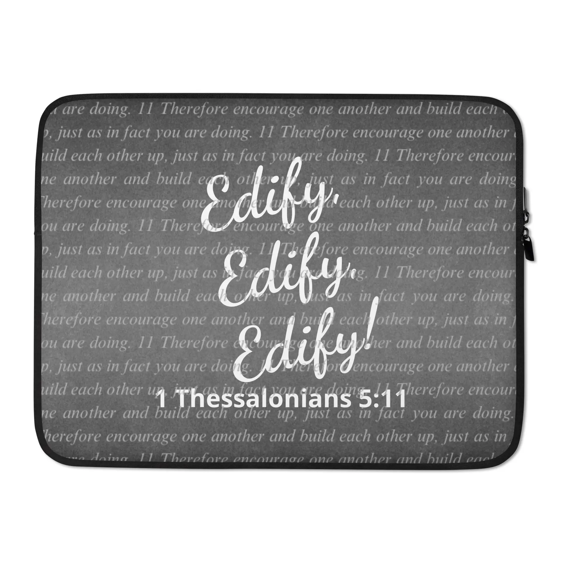 1 Thessalonians 5:11 Laptop Sleeve