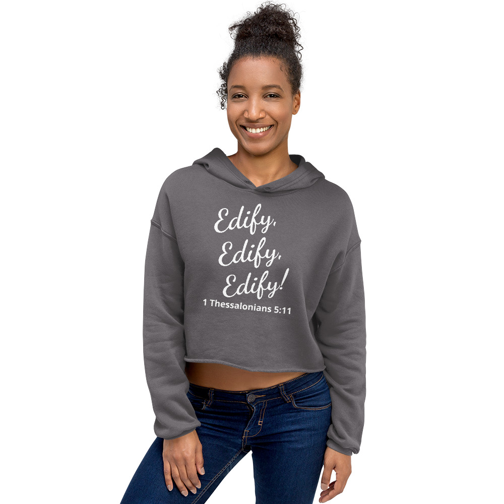1 Thessalonians 511 - womens-cropped-hoodie-storm-front-68223004e48cc