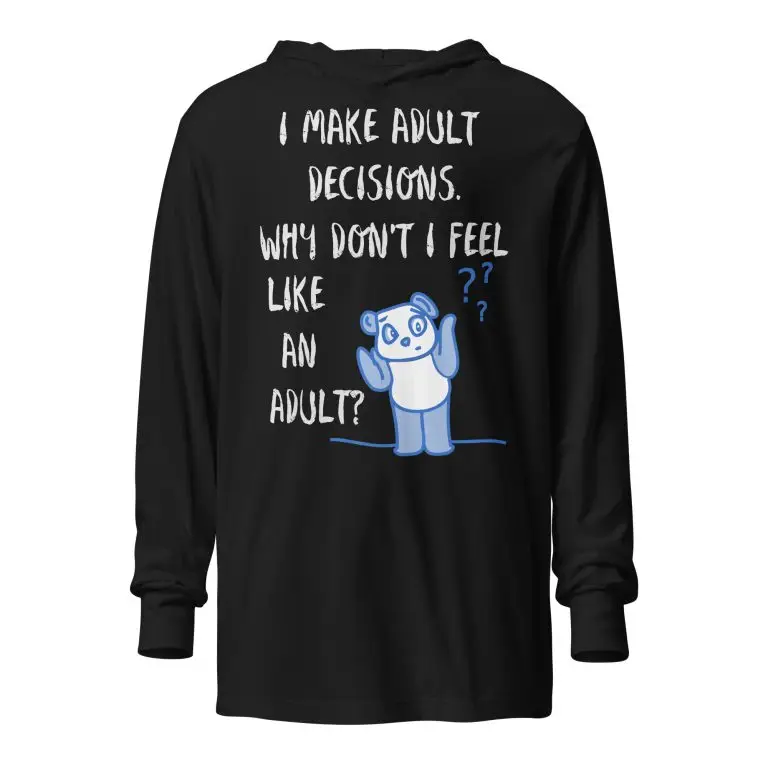 Adult Decisions - unisex-hooded-long-sleeve-tee-black-front-6825c5bcea09b