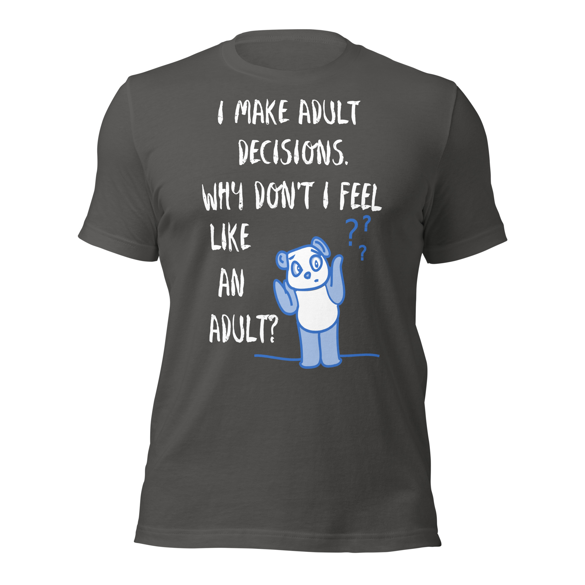 Adult Decisions - unisex-staple-t-shirt-asphalt-front-6825c61f2b39f