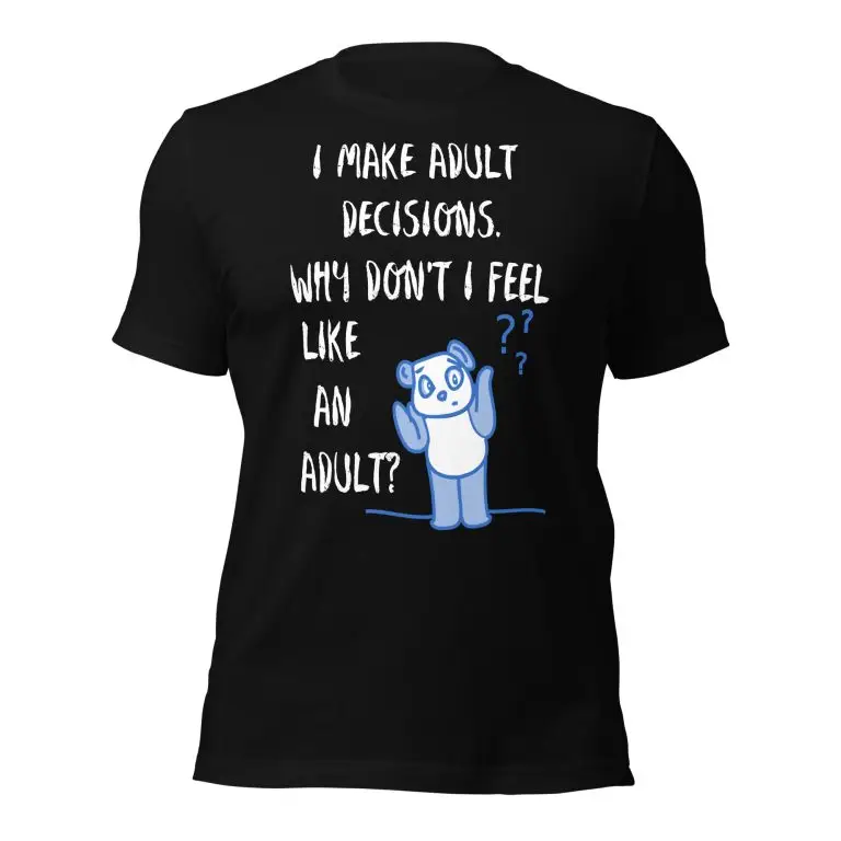 Adult Decisions - unisex-staple-t-shirt-black-front-6825c61ee5f5c