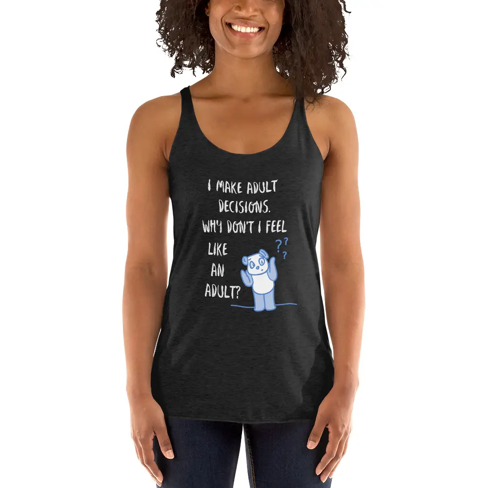 Adult Decisions Women's Racerback Tank