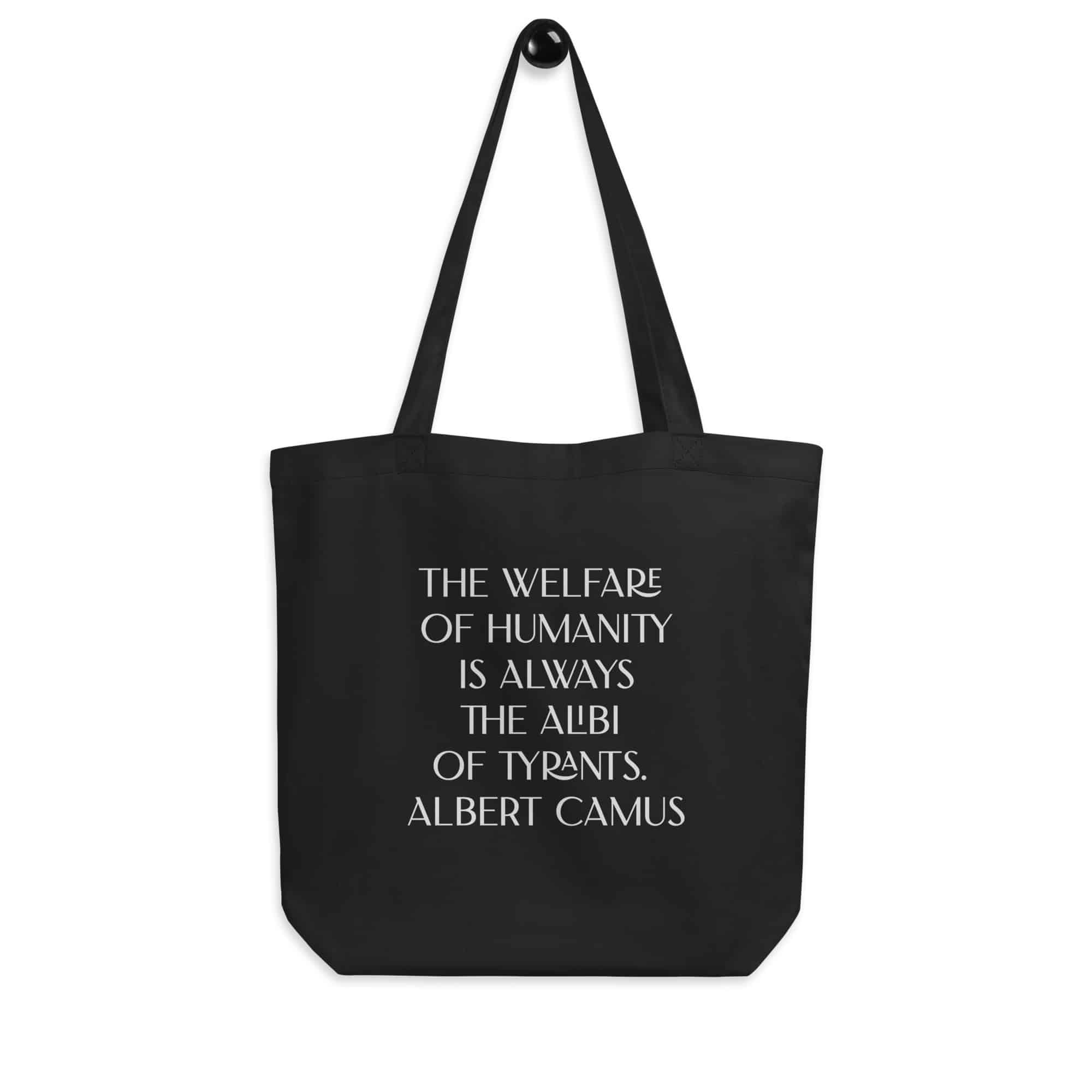 Albert Camus Welfare of Humanity Eco Tote Bag