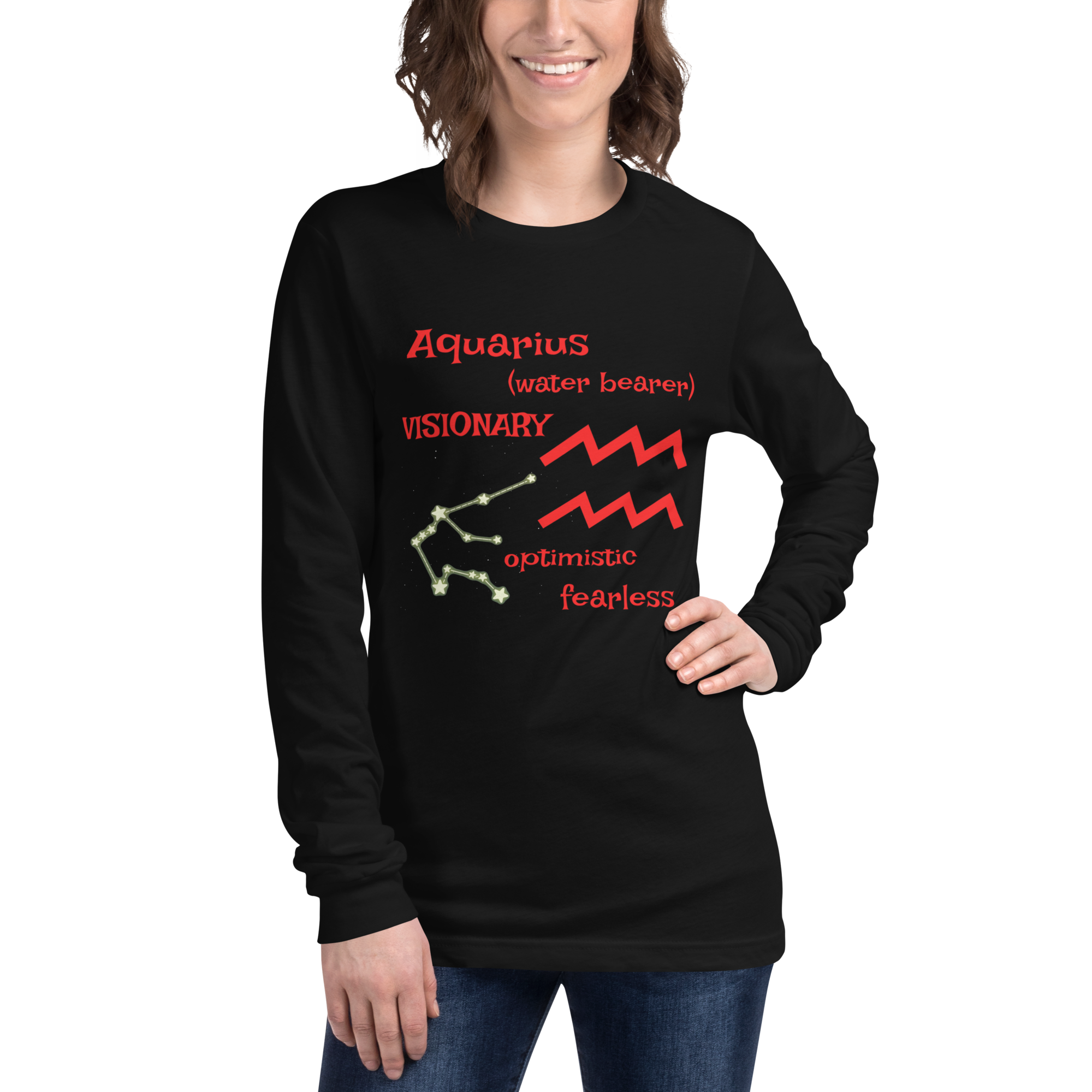 Aquarius Unisex Long Sleeve Tee