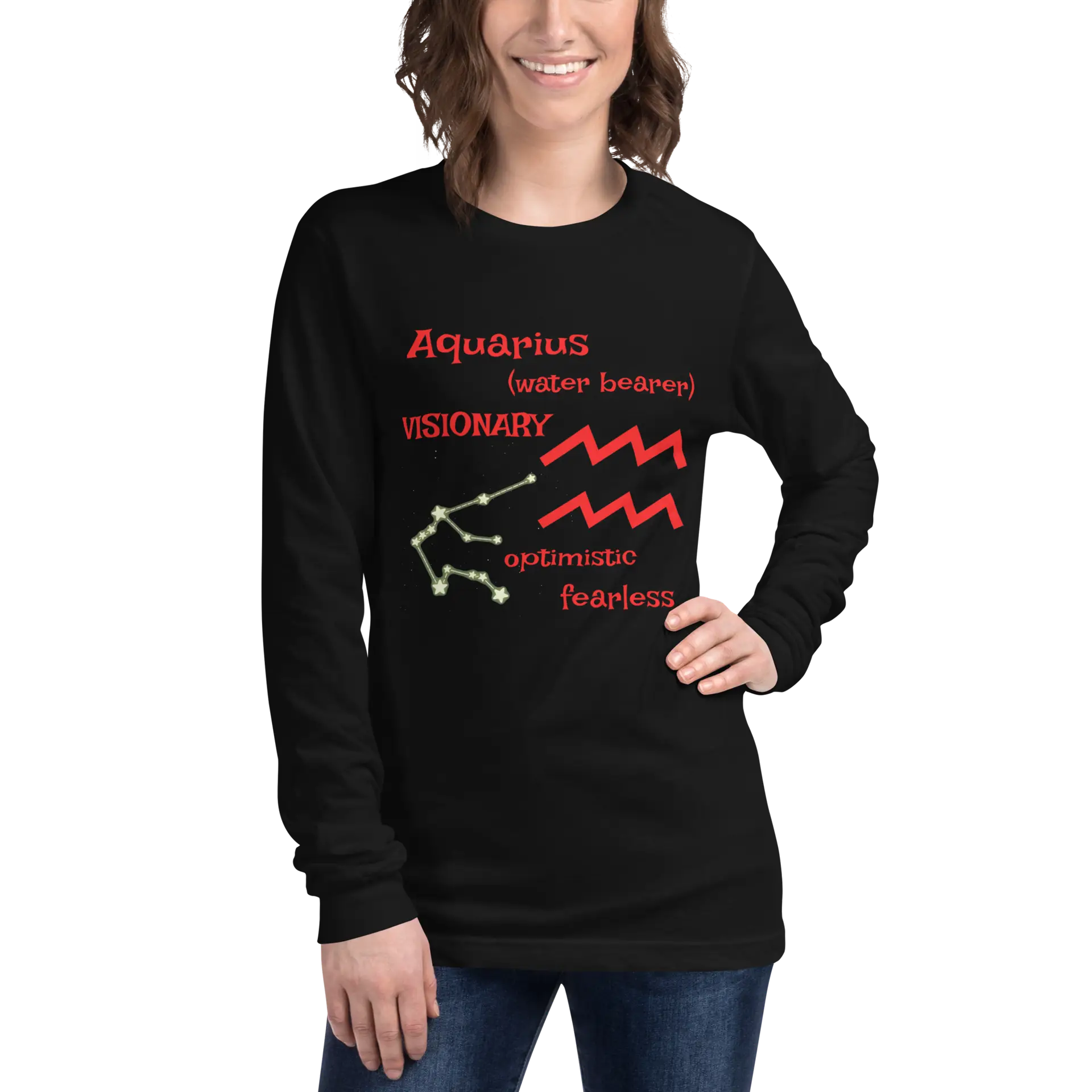 Aquarius Unisex Long Sleeve Tee