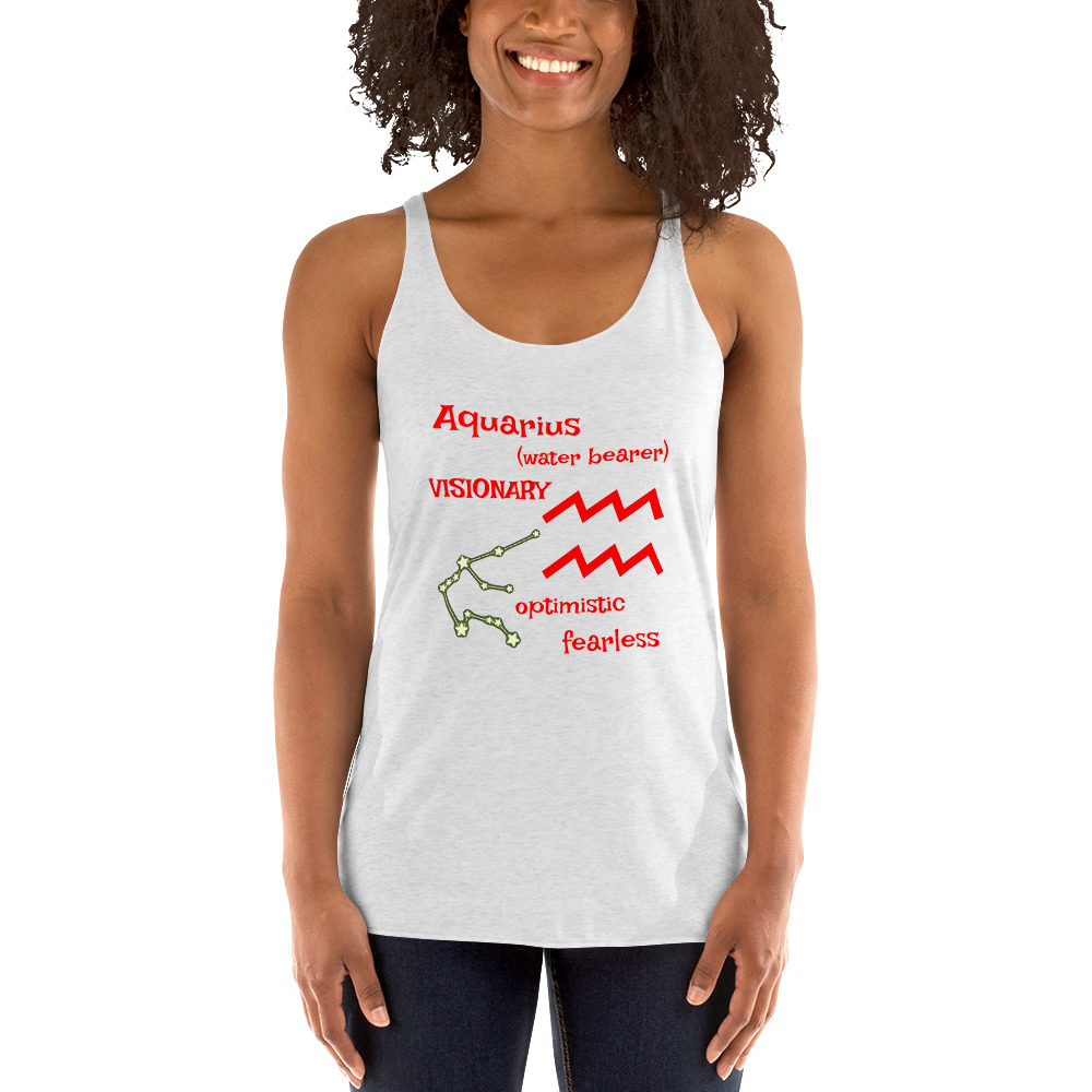 Aquarius - womens-racerback-tank-top-heather-white-front-6825d59942128