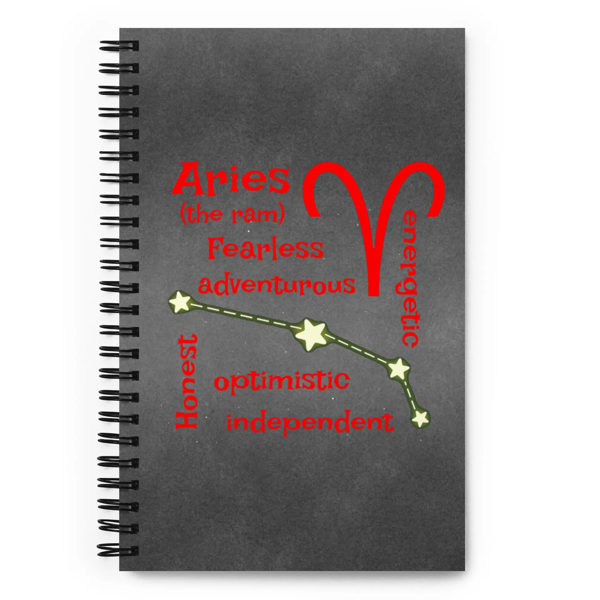 Aries the Ram Spiral notebook