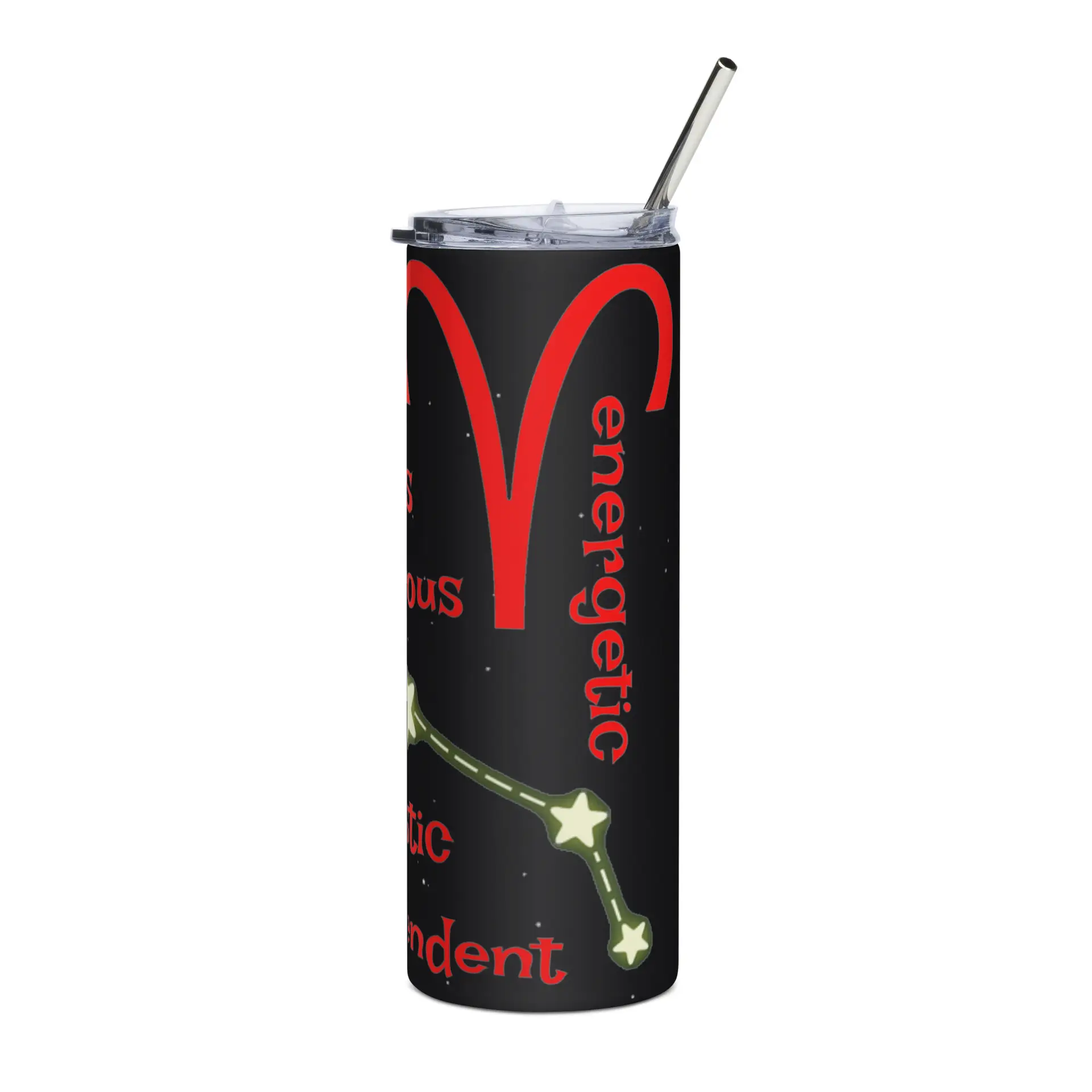 Aries the Ram Stainless steel tumbler