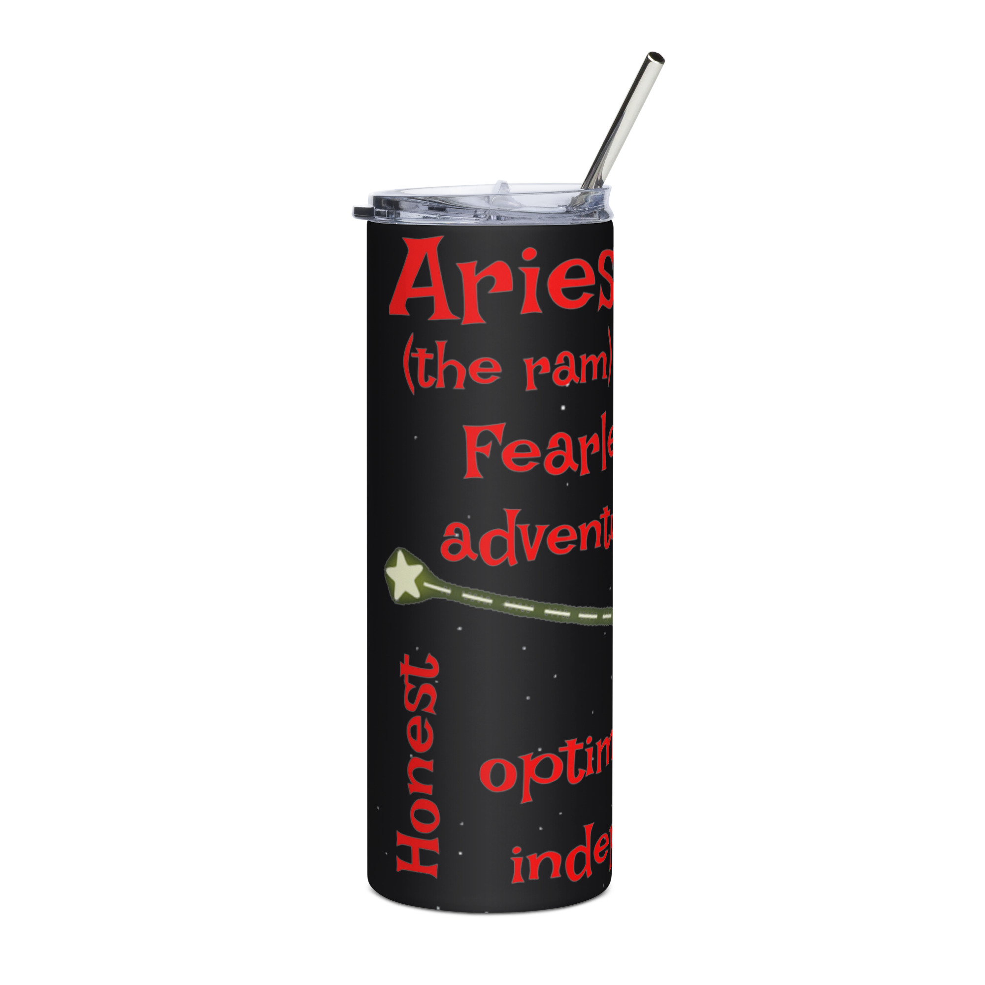 Aries the Ram - stainless-steel-tumbler-black-right-6825d7c414191