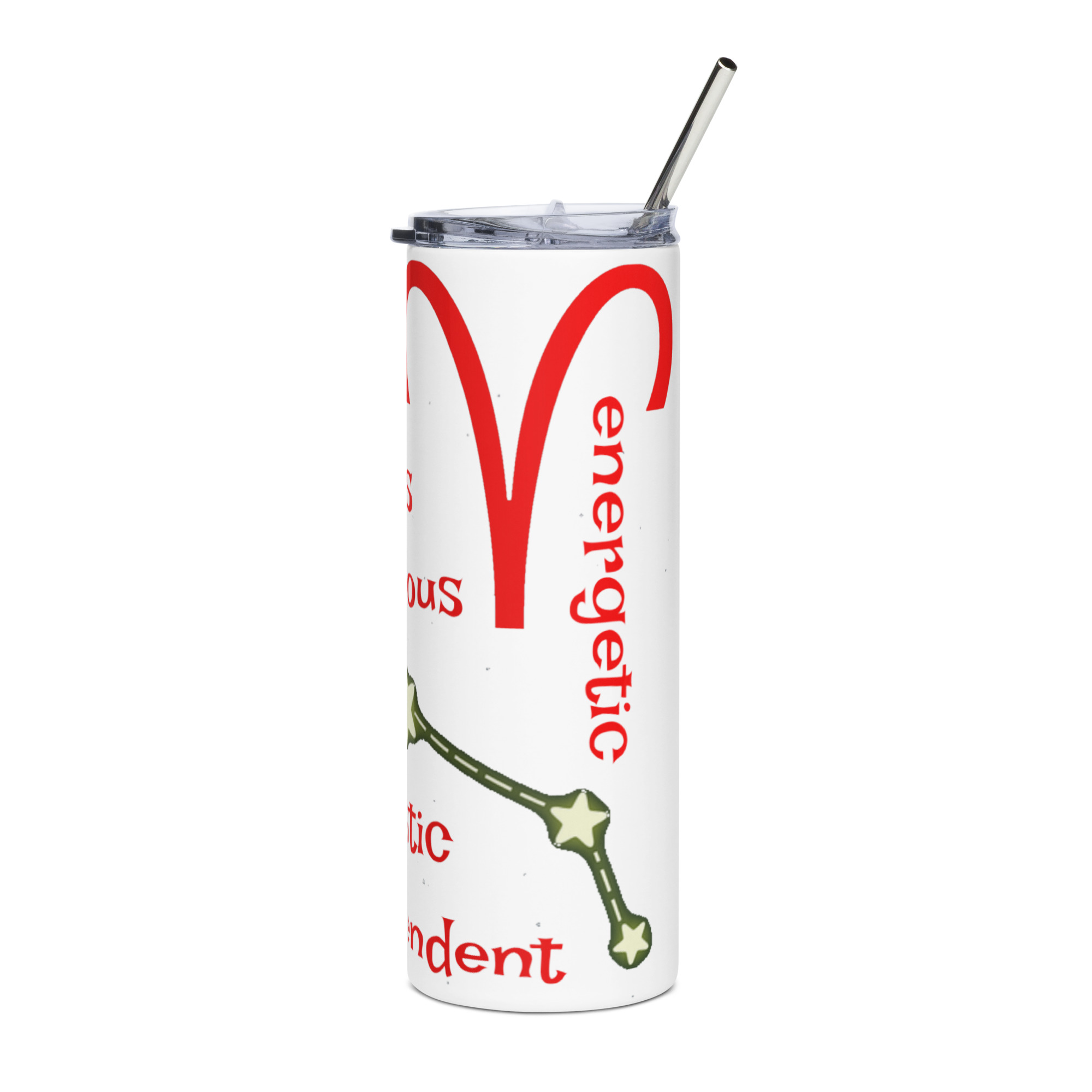 Aries the Ram - stainless-steel-tumbler-white-left-6825d7c414340