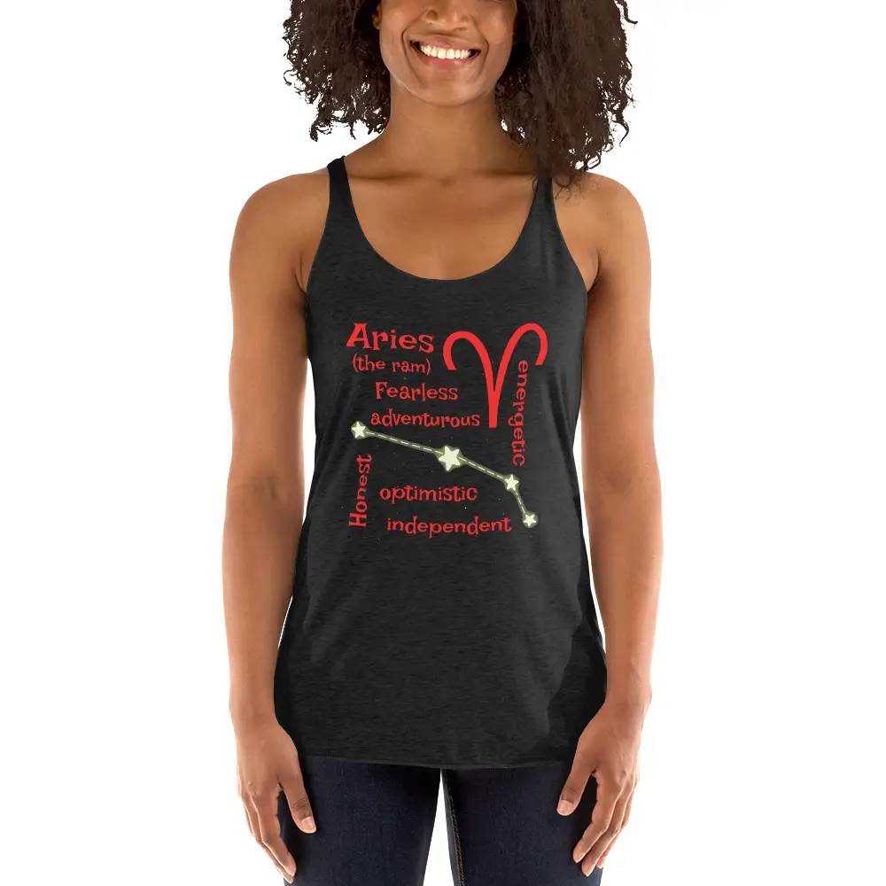 Aries the Ram Women's Racerback Tank
