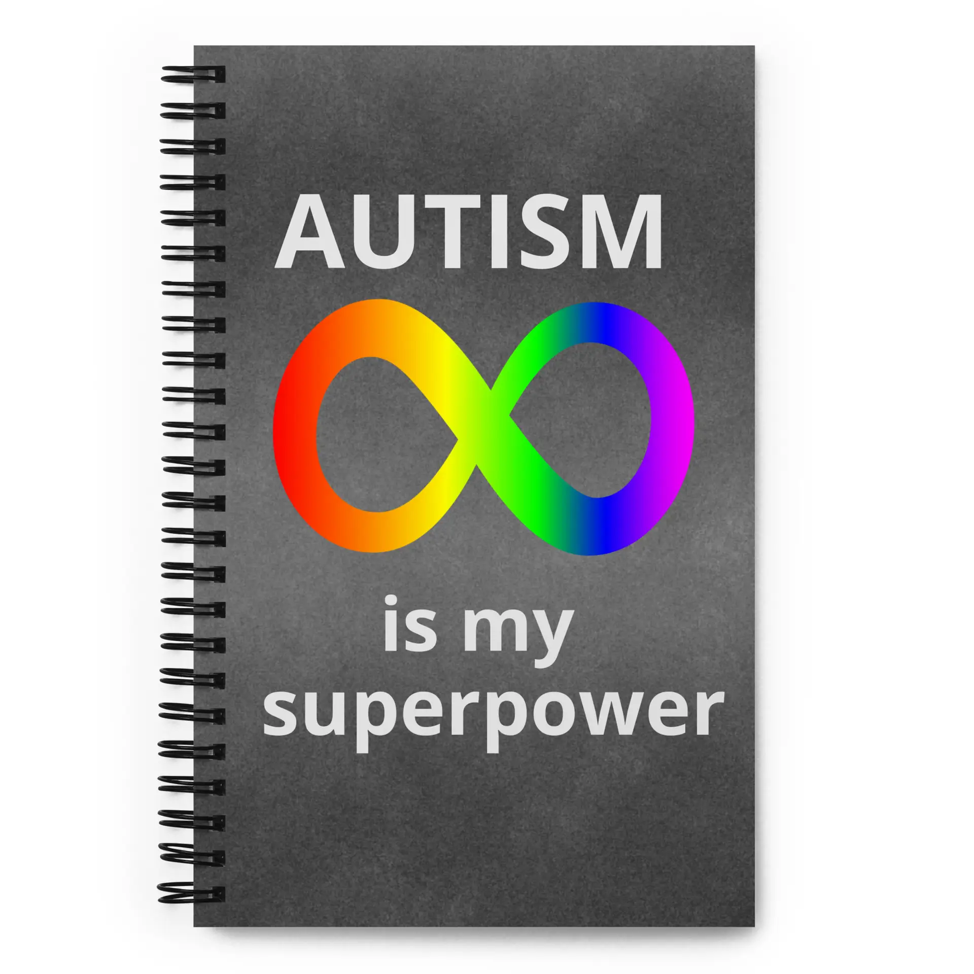 Autism is my Superpower Spiral notebook