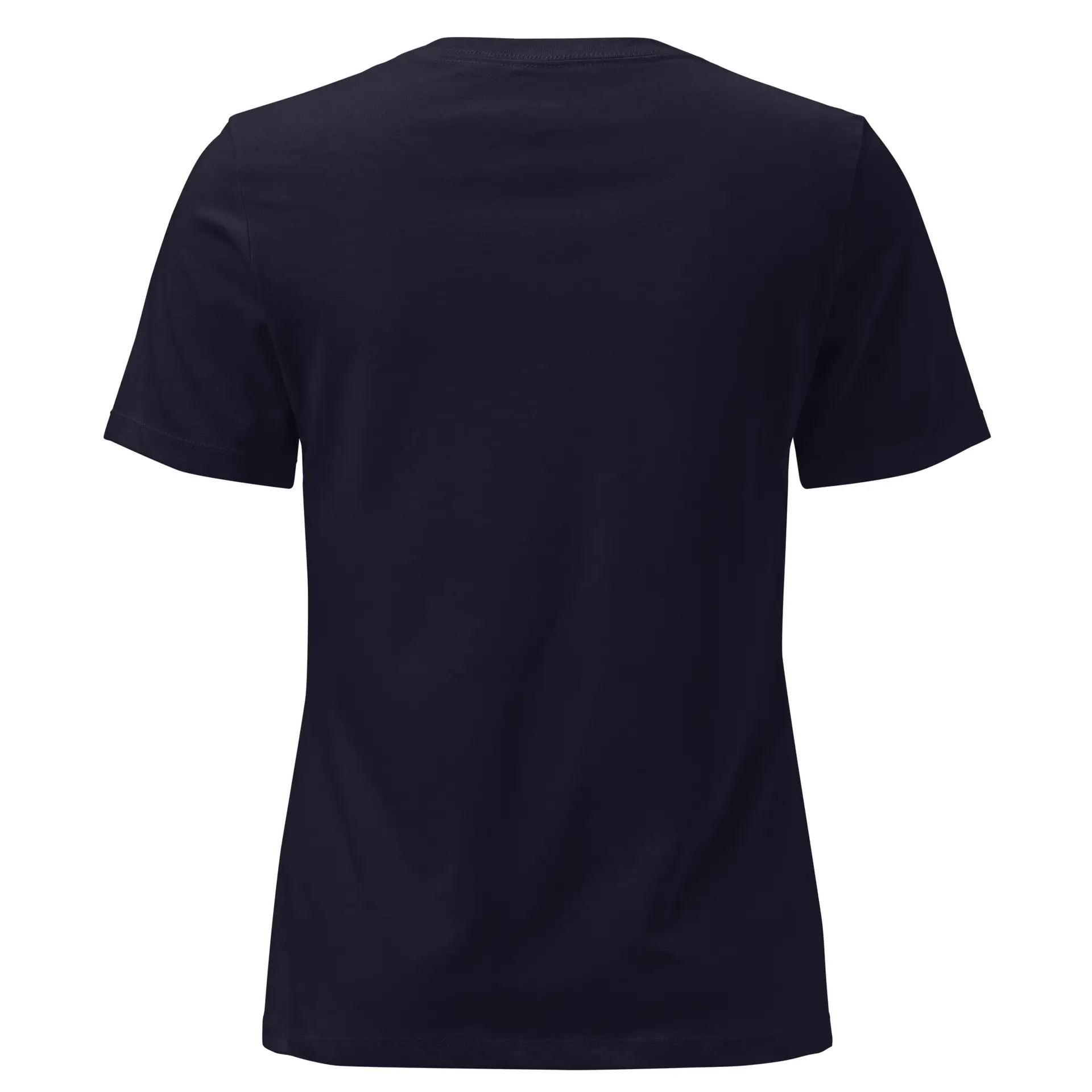 Beautiful Disaster - womens-relaxed-t-shirt-navy-back-6825e262289cb