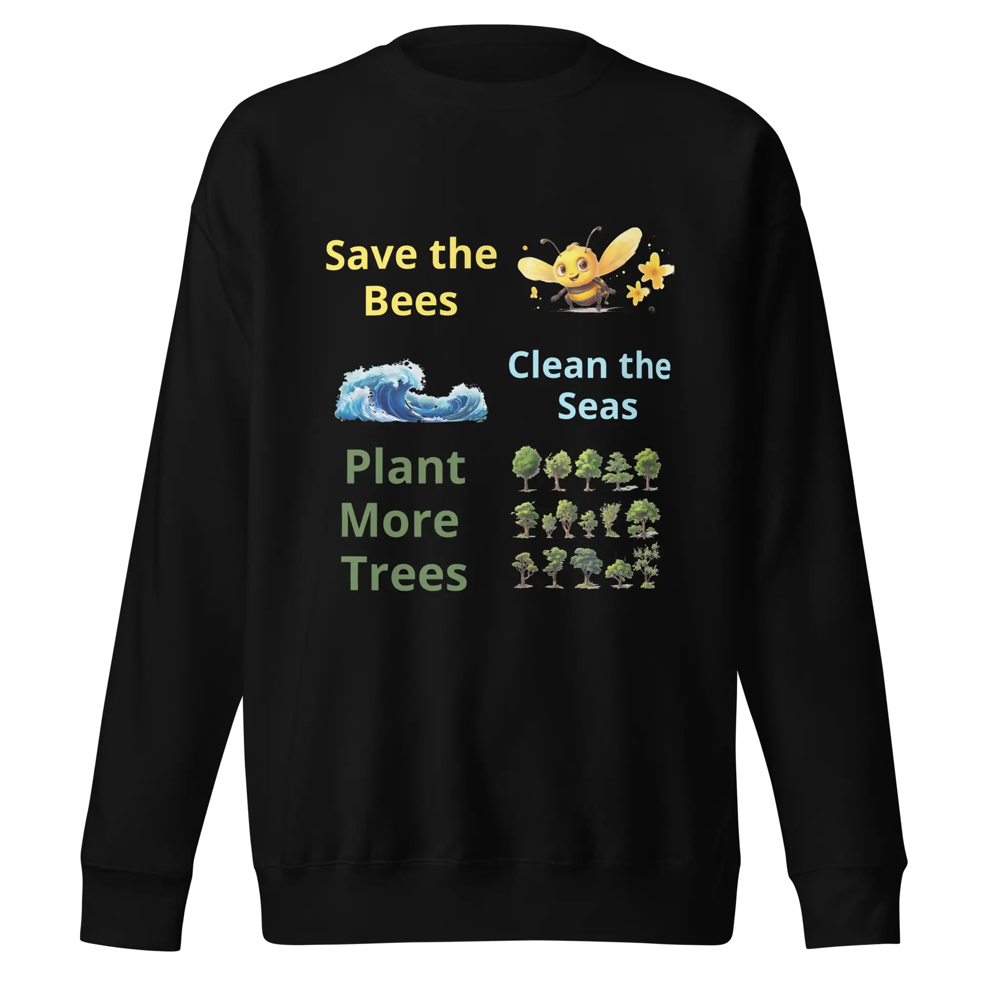Bees Seas & Trees Unisex Premium Sweatshirt
