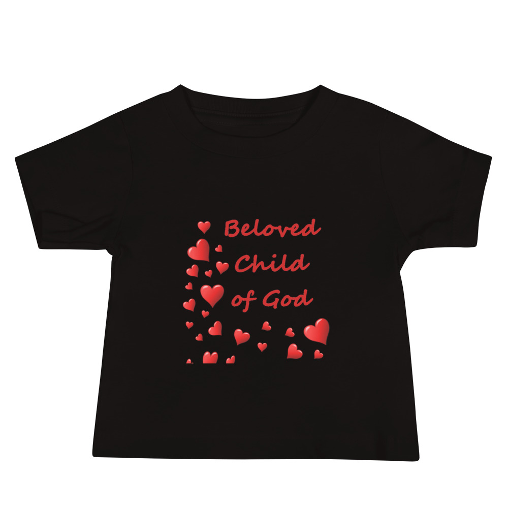 Beloved Child of God - baby-staple-tee-black-front-6825e5e967013