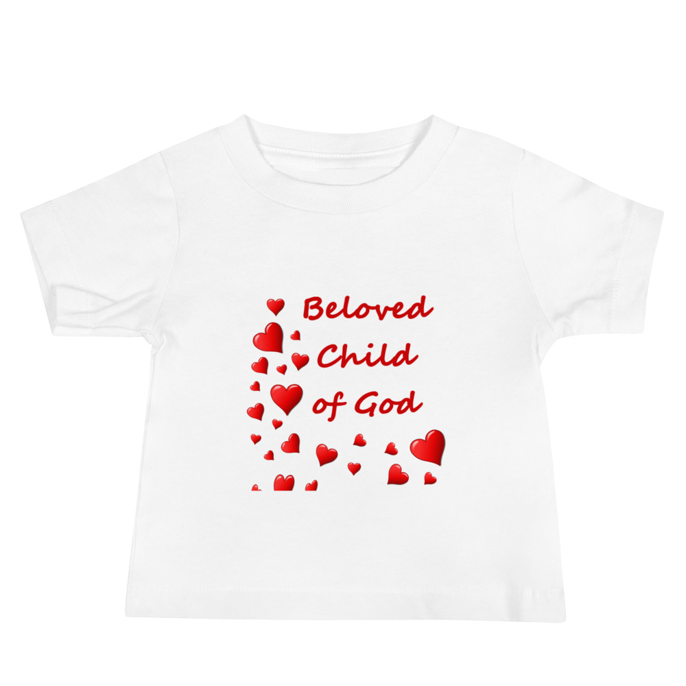 Beloved Child of God - baby-staple-tee-white-front-6825e5e9676a6