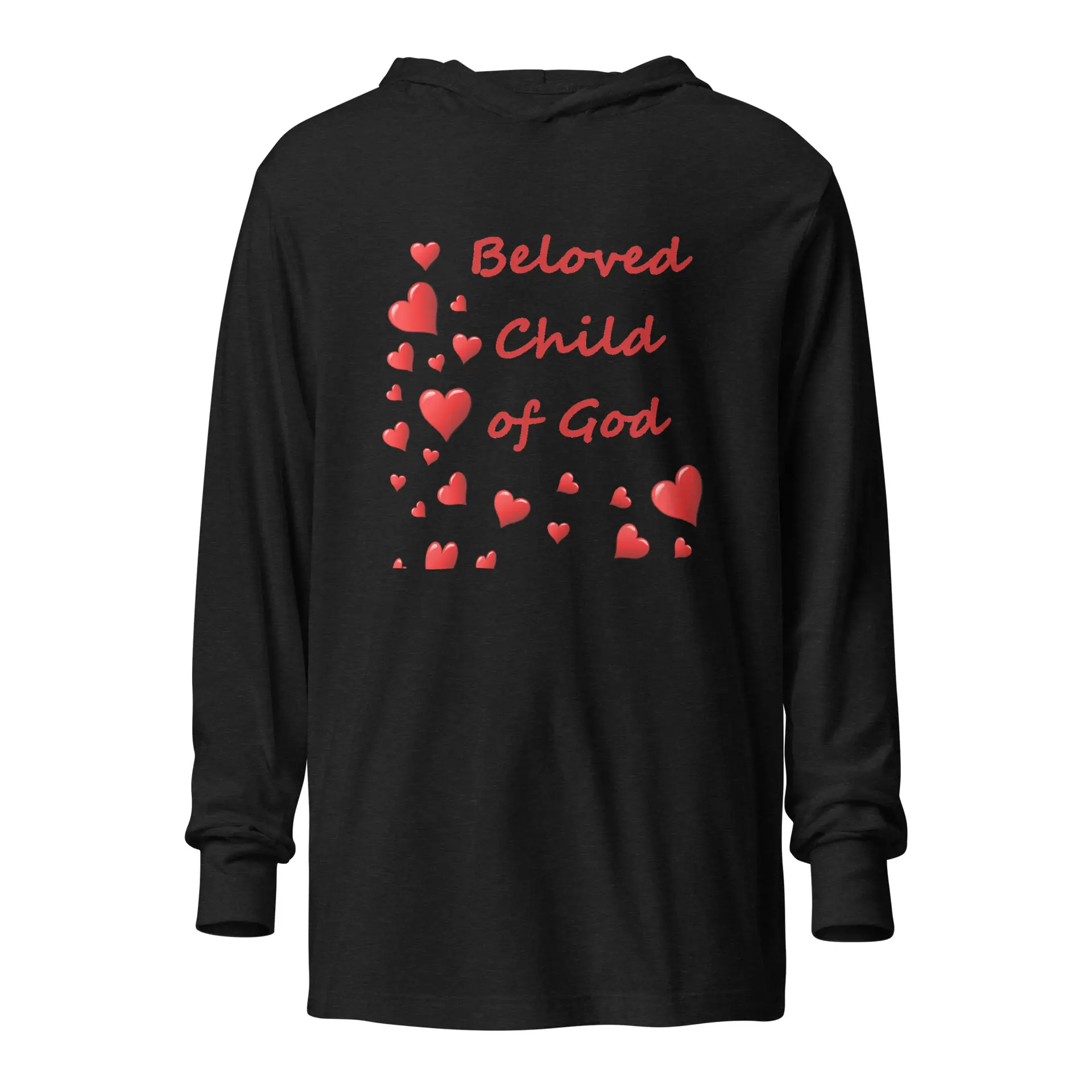 Beloved Child of God Hooded long-sleeve tee