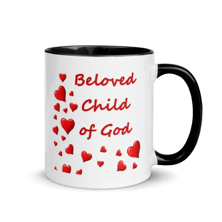 Beloved Child of God - white-ceramic-mug-with-color-inside-black-11-oz-right-6825e63a0dc8c