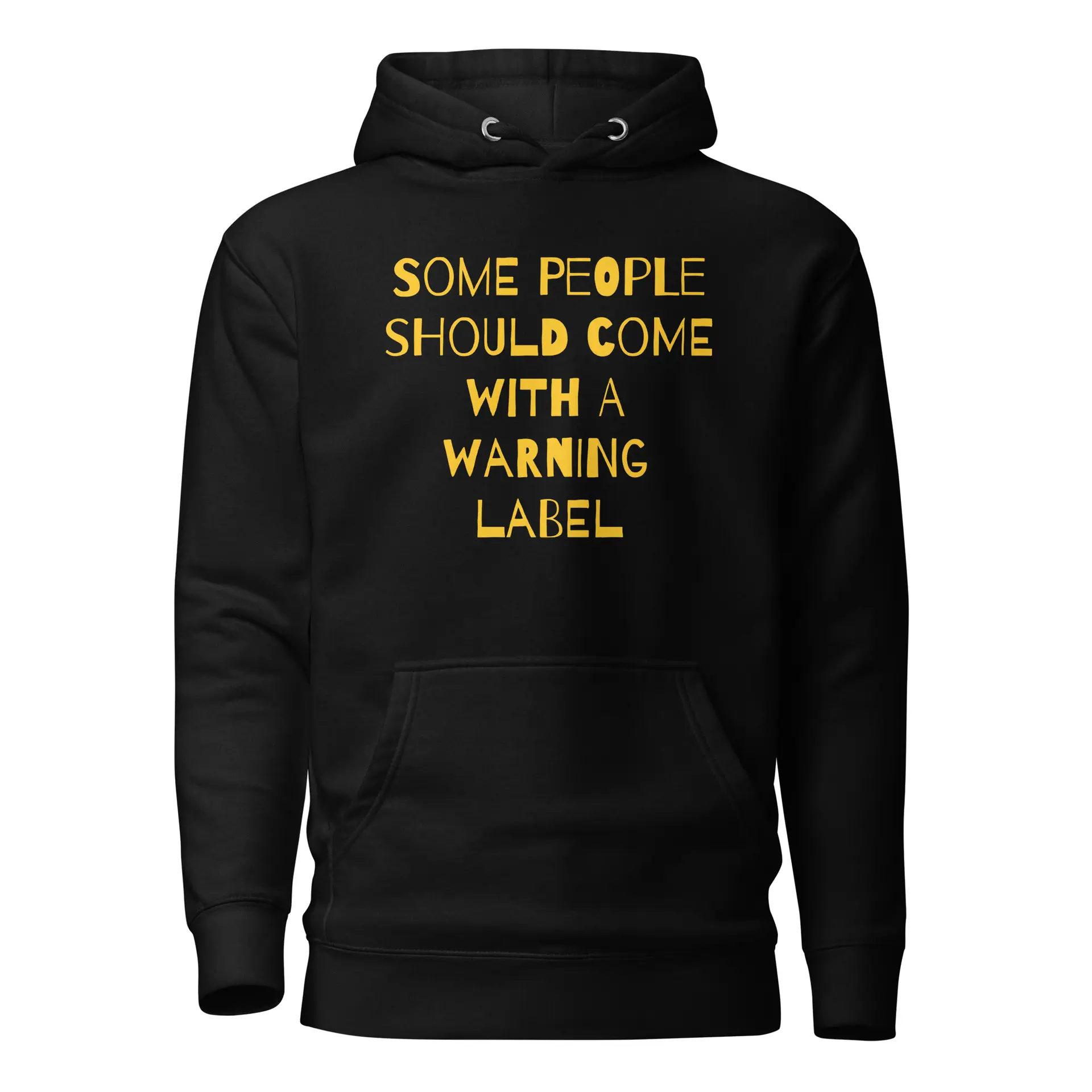 Caution Warning Label Unisex Hoodie