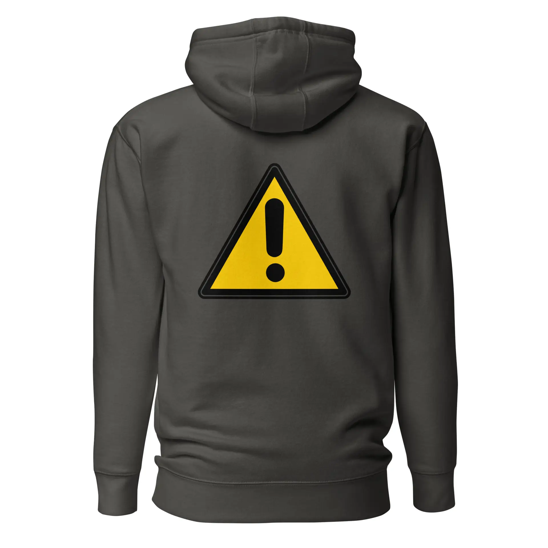 Caution Warning Label - unisex-premium-hoodie-vintage-black-back-6825eb7c97acb