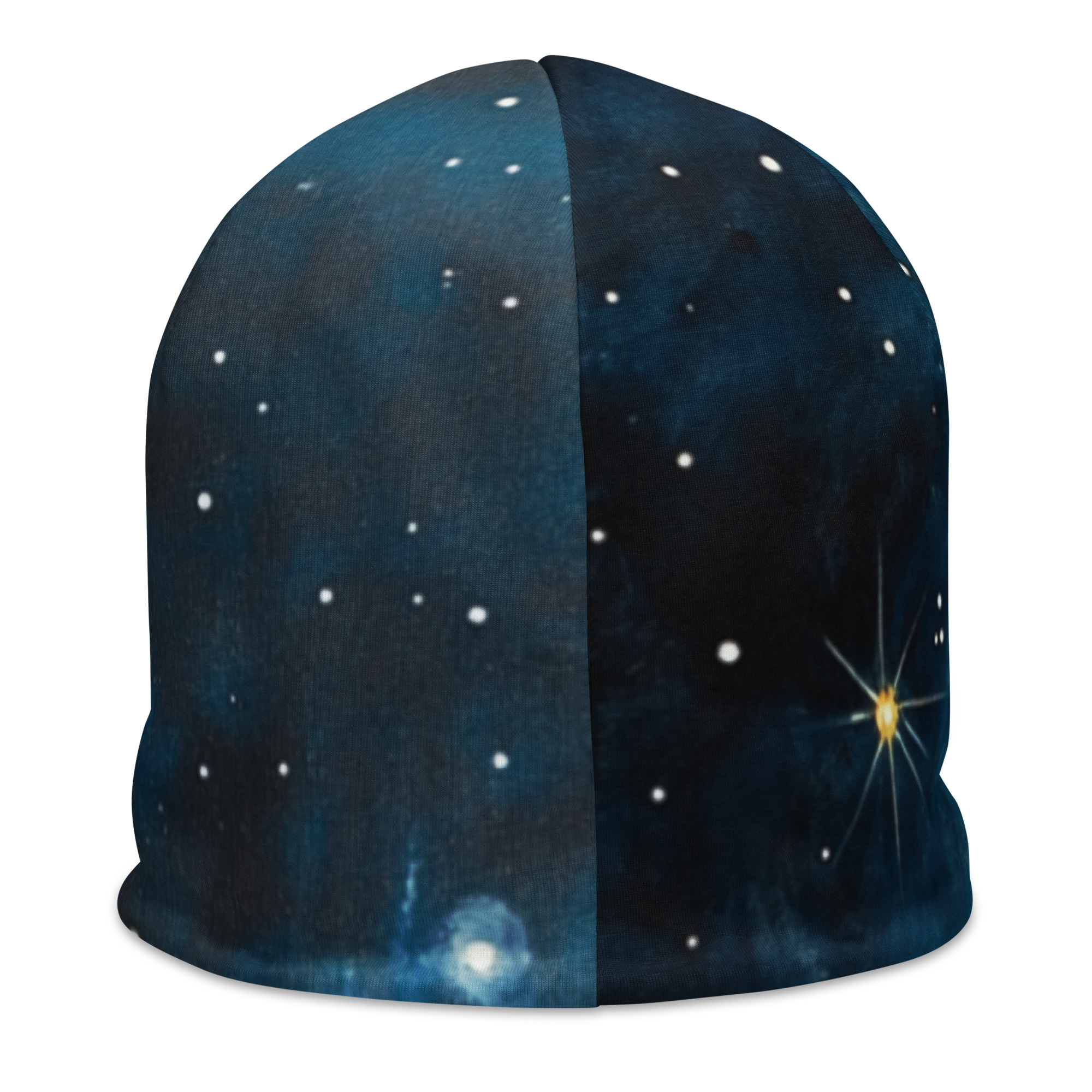 Celestial Supernova - all-over-print-beanie-white-back-6825eccad594e