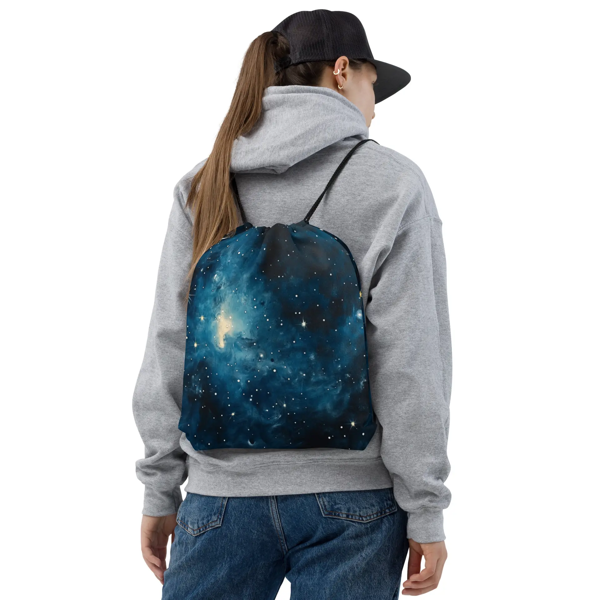Celestial Supernova - all-over-print-drawstring-bag-white-front-6825ed4a30dbf