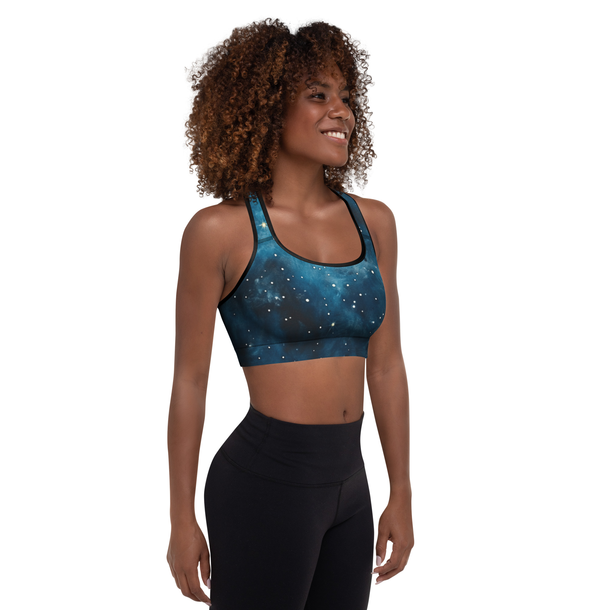Celestial Supernova - all-over-print-padded-sports-bra-black-right-6825ee80bddf7