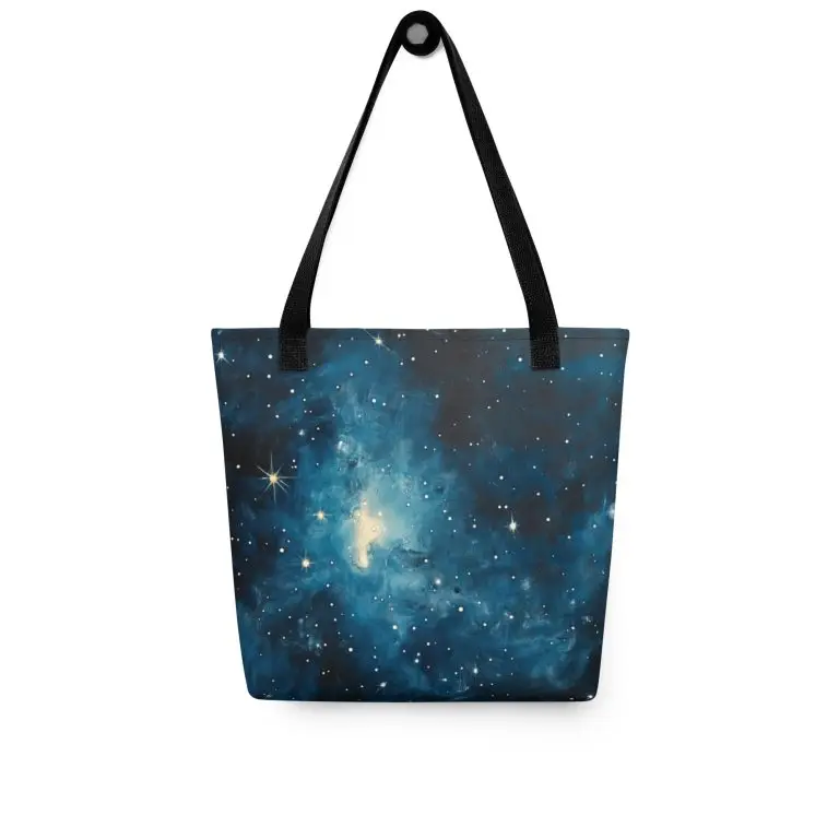 Celestial Supernova - all-over-print-tote-bag-black-15x15-front-6825ee9c2ac5c
