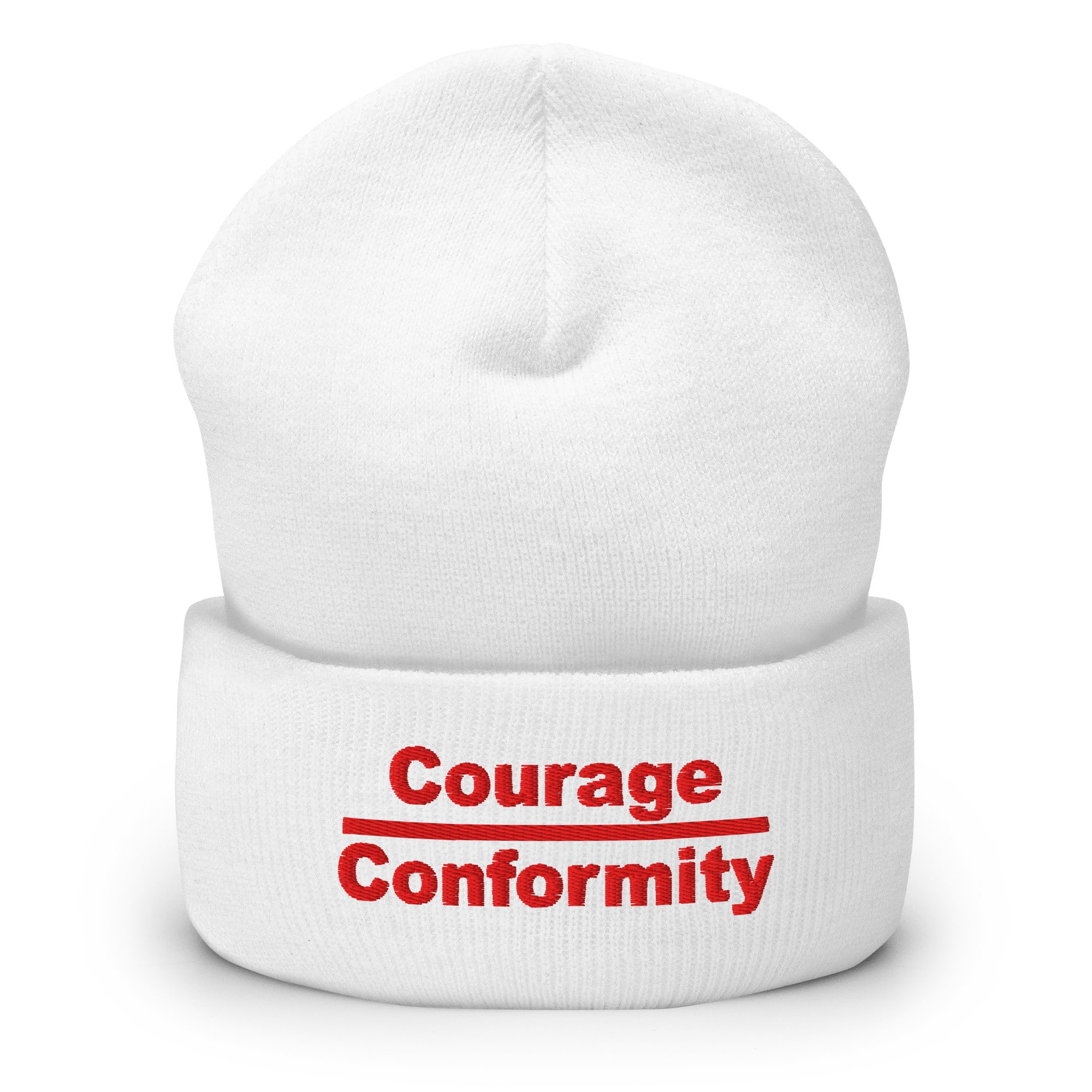 Courage over Conformity Cuffed Beanie