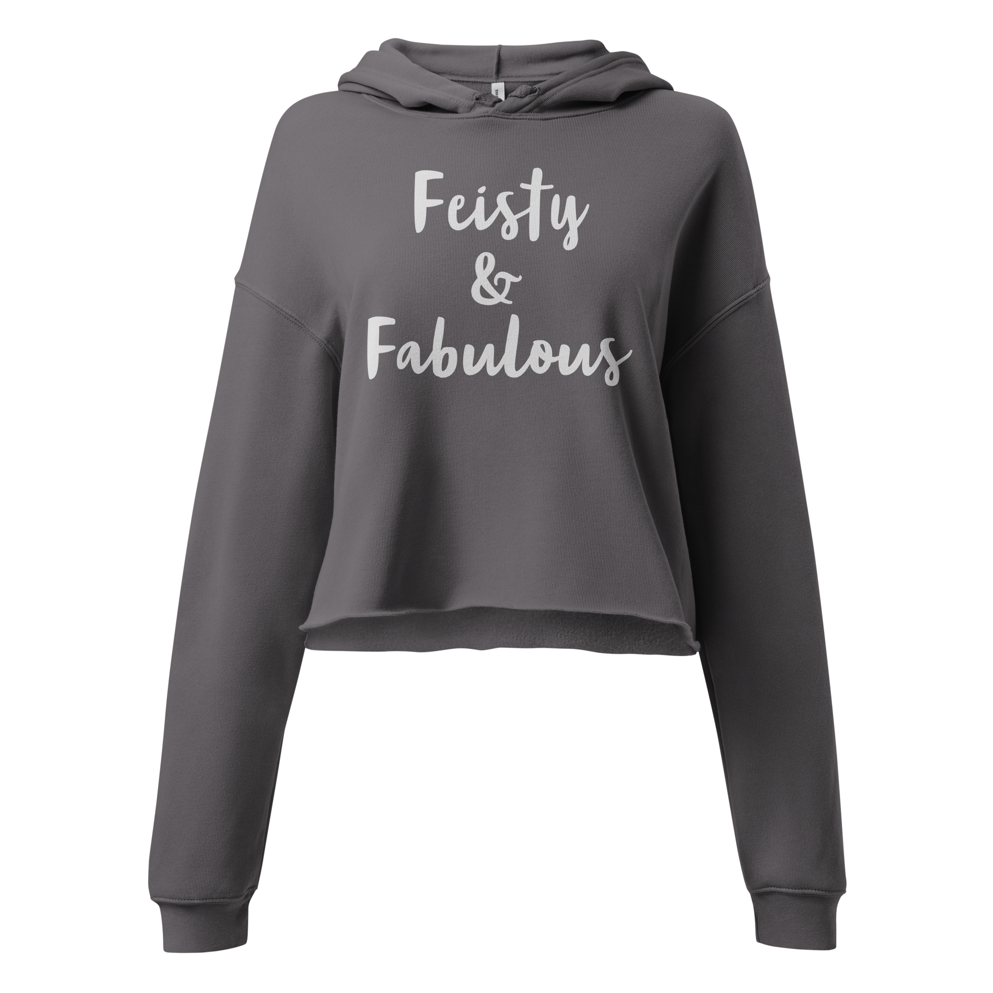Feisty & Fabulous Crop Hoodie