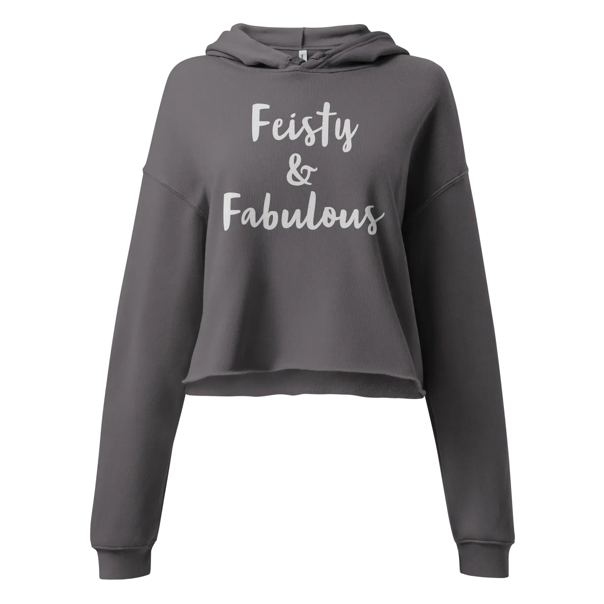 Feisty & Fabulous Crop Hoodie
