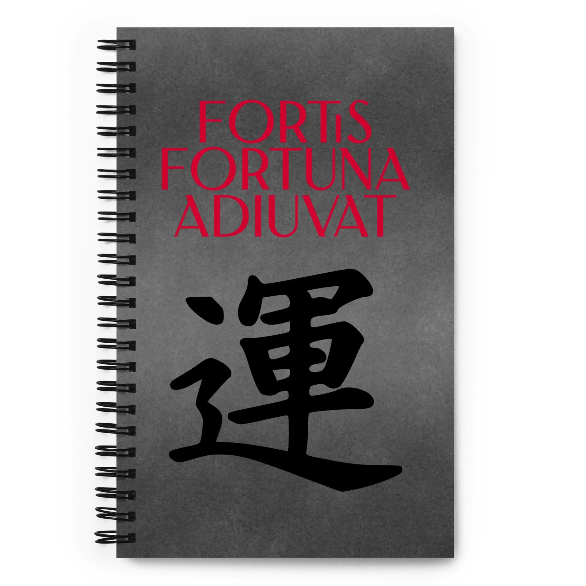 Fortis Fortuna Adiuvat Spiral notebook