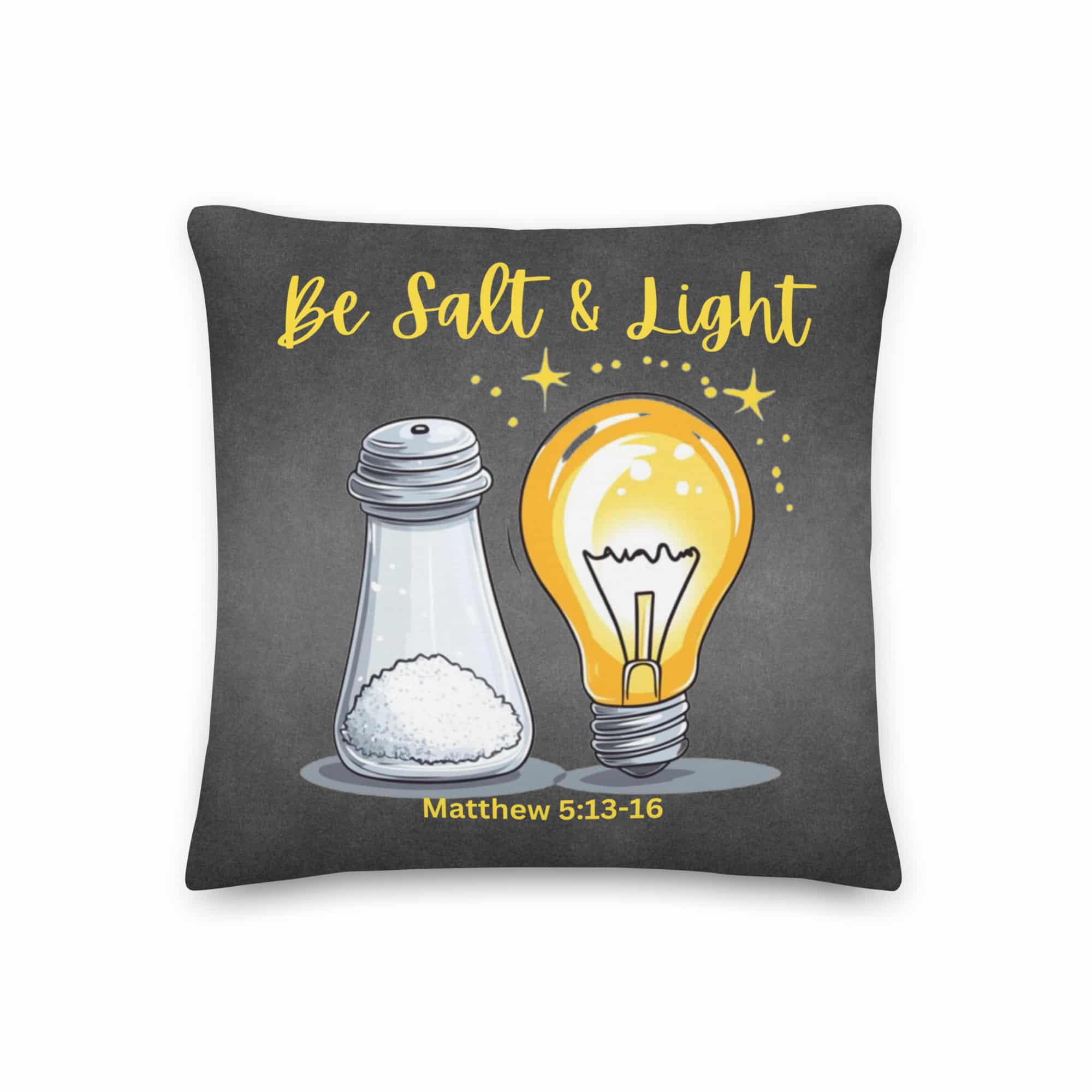 Matthew 5-13-16 Salt & Light Premium Pillow