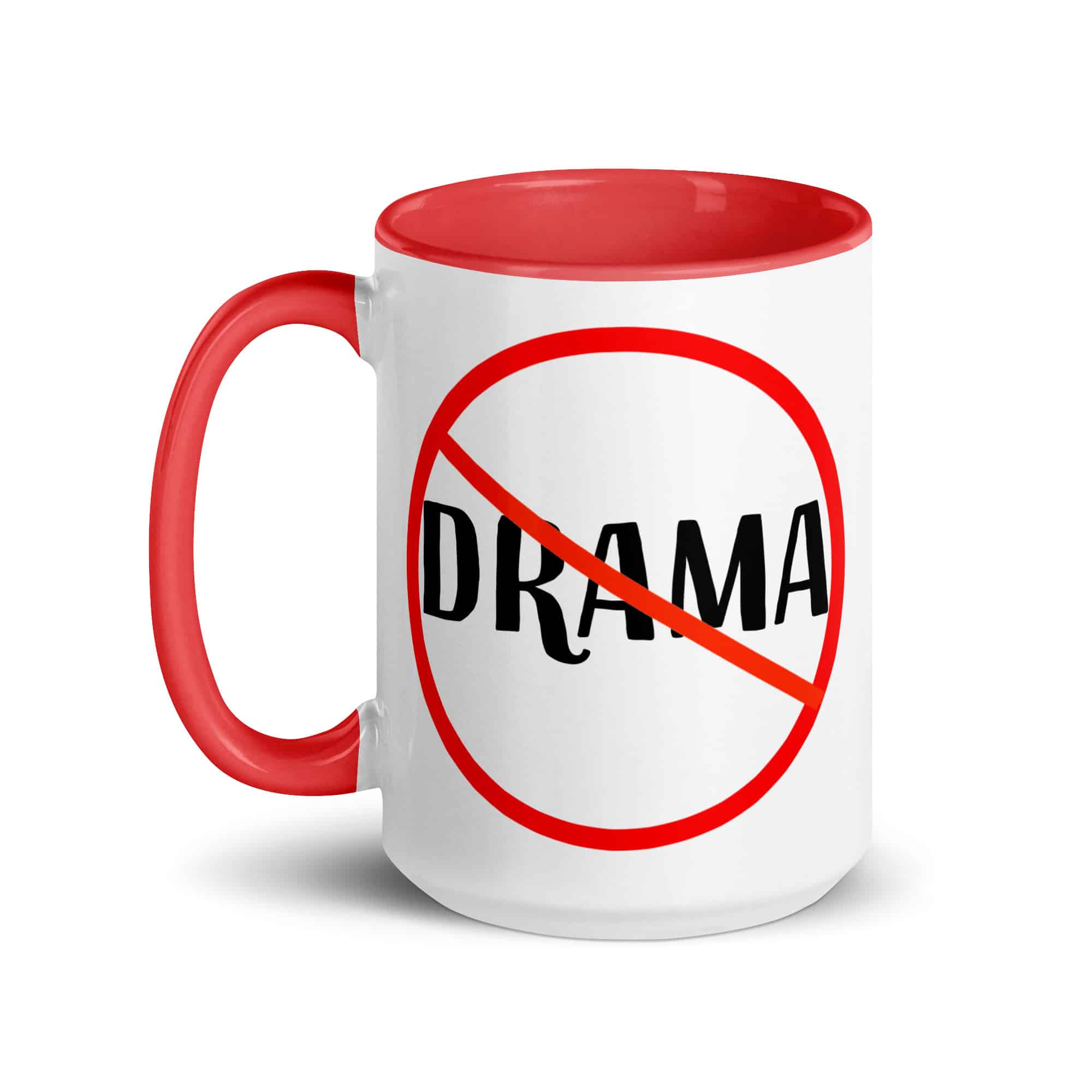 No Drama Mug with Color Inside