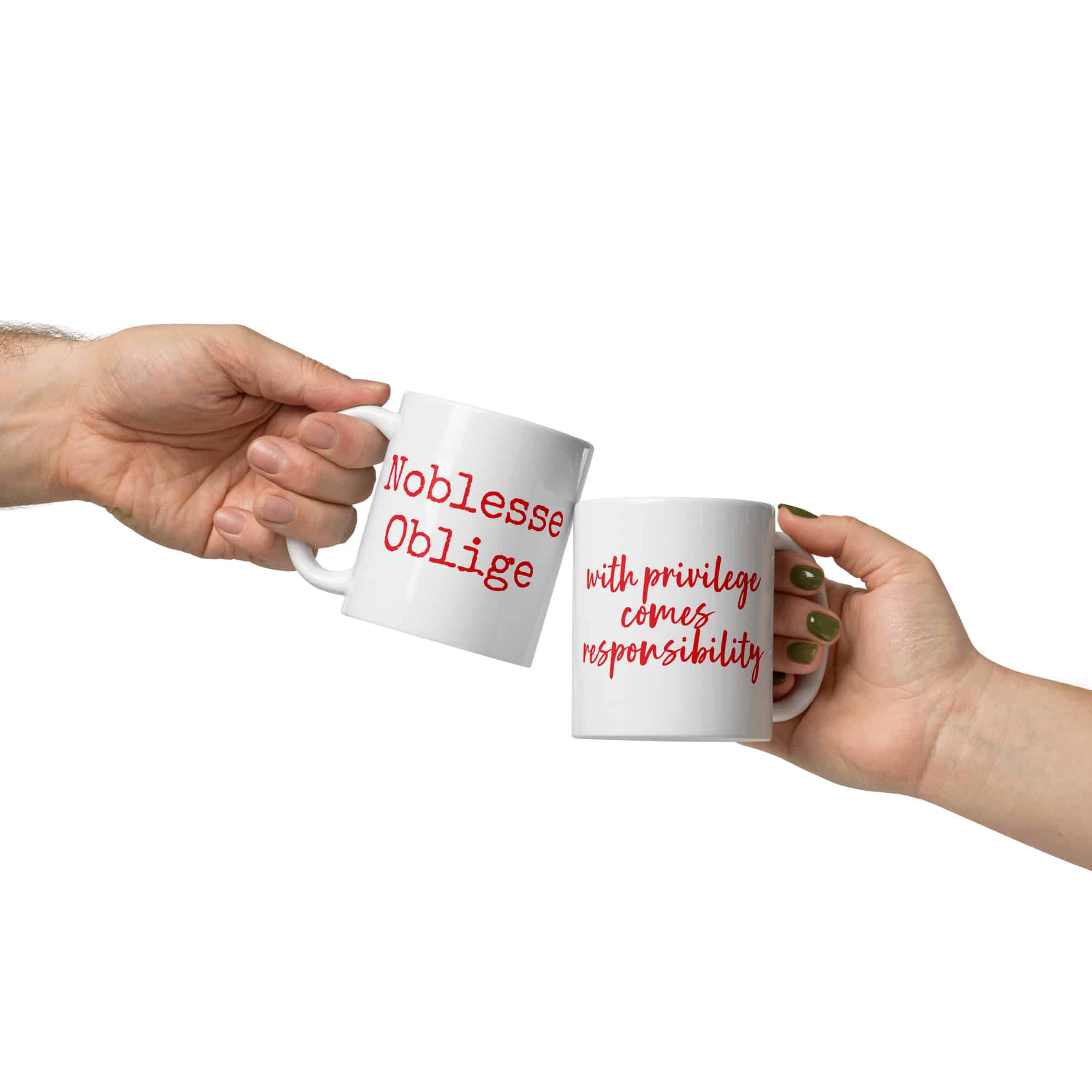Noblesse Oblige mug-white-11-oz-front-view-69c30b5352c24