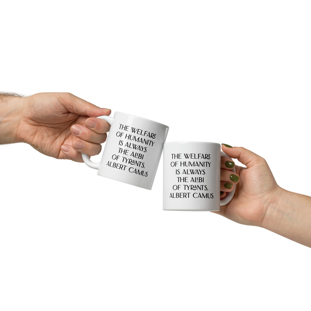 Welfare of Humanity mug-white-11-oz-front-view-6927bc4820309