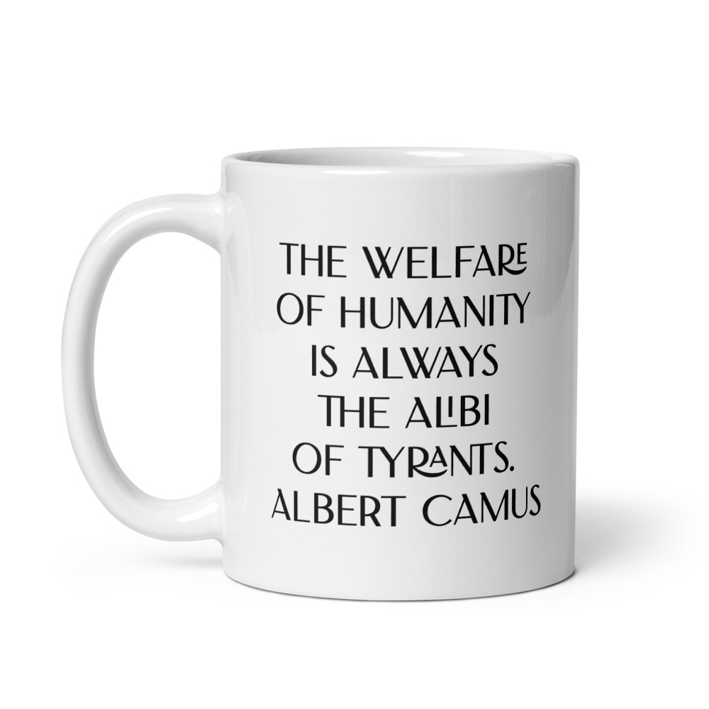 Welfare of Humanity mug-white-11-oz-handle-on-left-6927bc481fd84