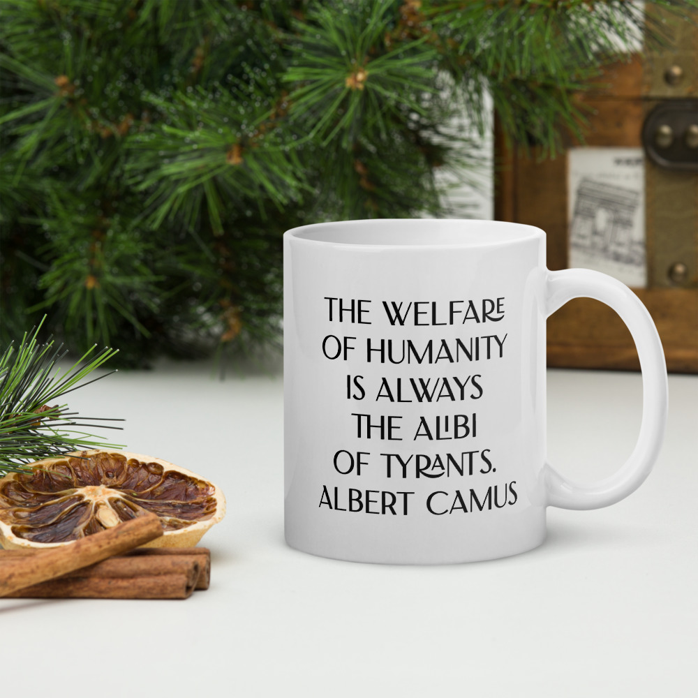 Welfare of Humanity mug-white-11-oz-handle-on-right-6927bc4820064