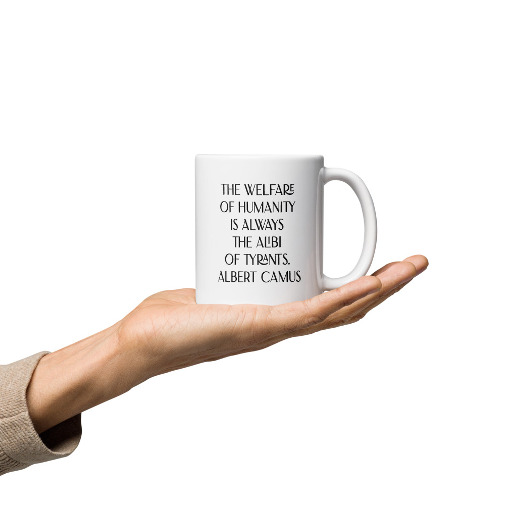 Welfare of Humanity mug-white-11-oz-handle-on-right-6927bc4820383