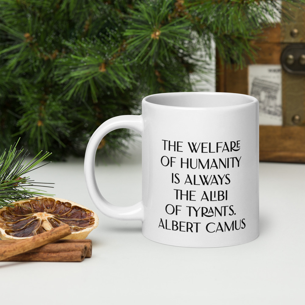 Welfare of Humanity mug-white-20-oz-handle-on-left-6927bc4820ea9