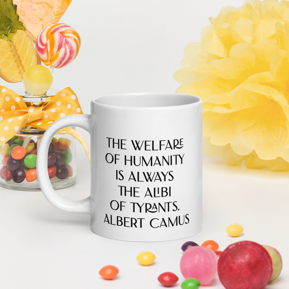 Welfare of Humanity mug-white-20-oz-handle-on-left-6927bc482104f