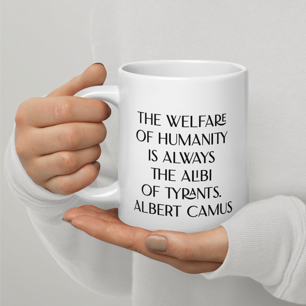 Welfare of Humanity mug-white-20-oz-handle-on-left-6927bc4821206