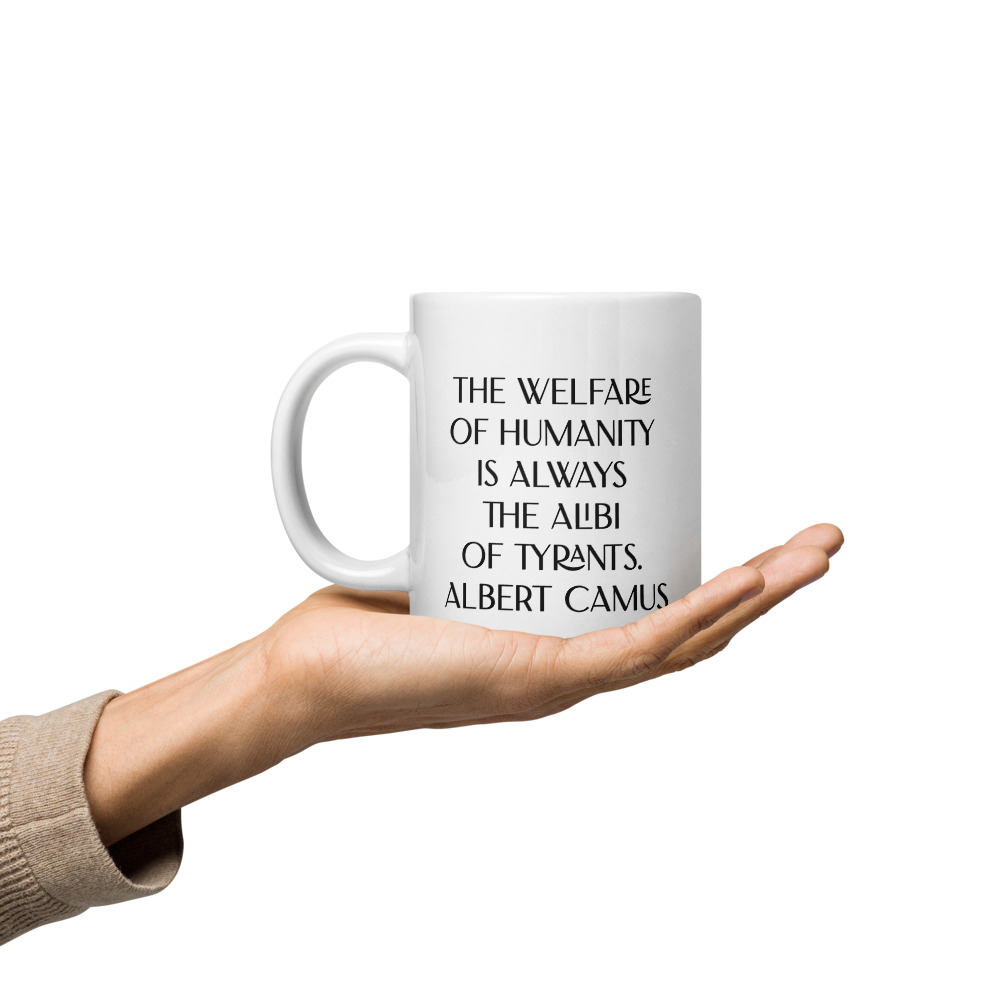 Welfare of Humanity mug-white-20-oz-handle-on-left-6927bc48213b5