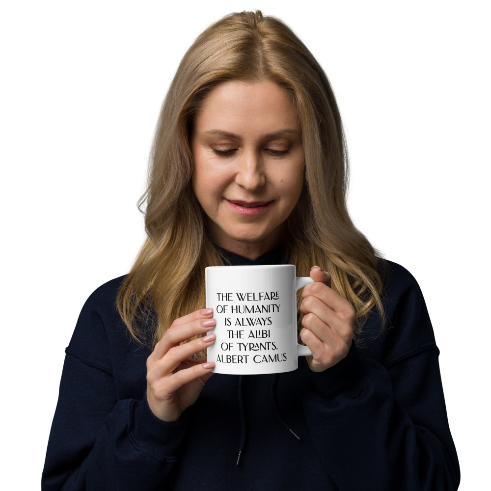 Welfare of Humanity mug-white-20-oz-handle-on-right-6927bc4821609