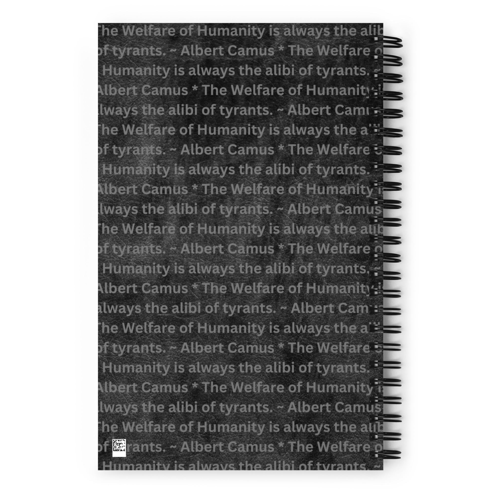 Welfare of Humanity spiral-notebook-dotted-back-6977bd81ab3b4