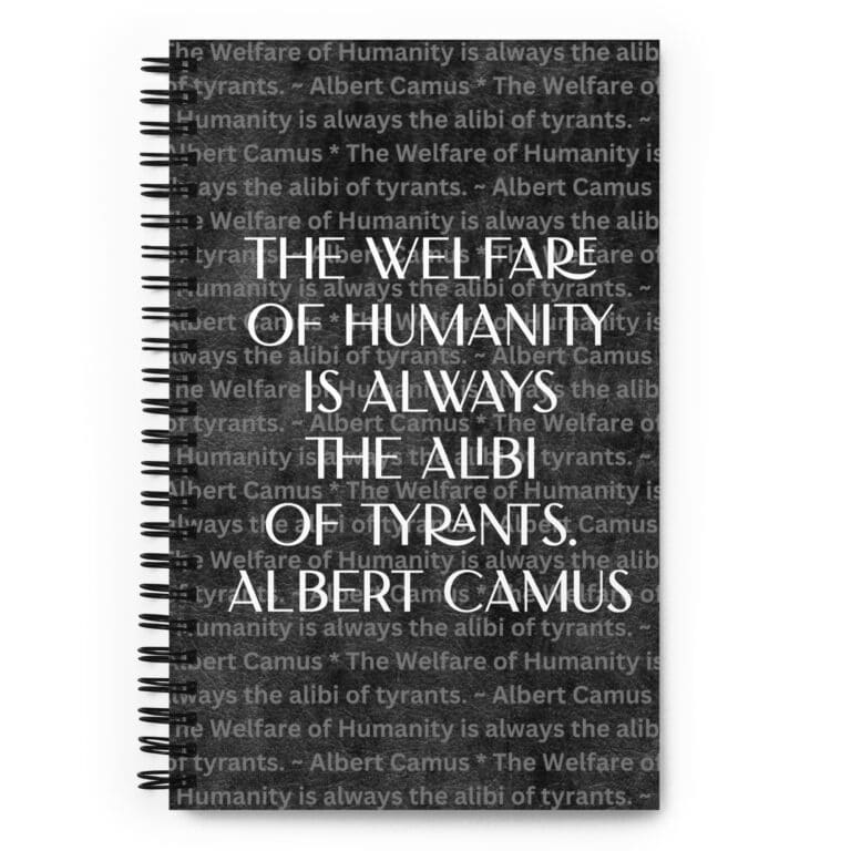 Welfare of Humanity spiral-notebook-dotted-front-6977bd81aaf04
